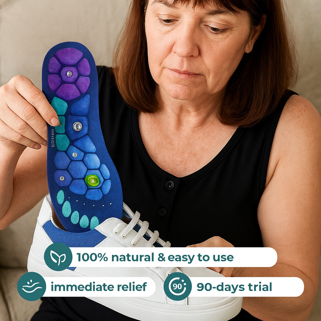 Relvee™ Orthopedic Magnetic Insoles For Pain Relieve