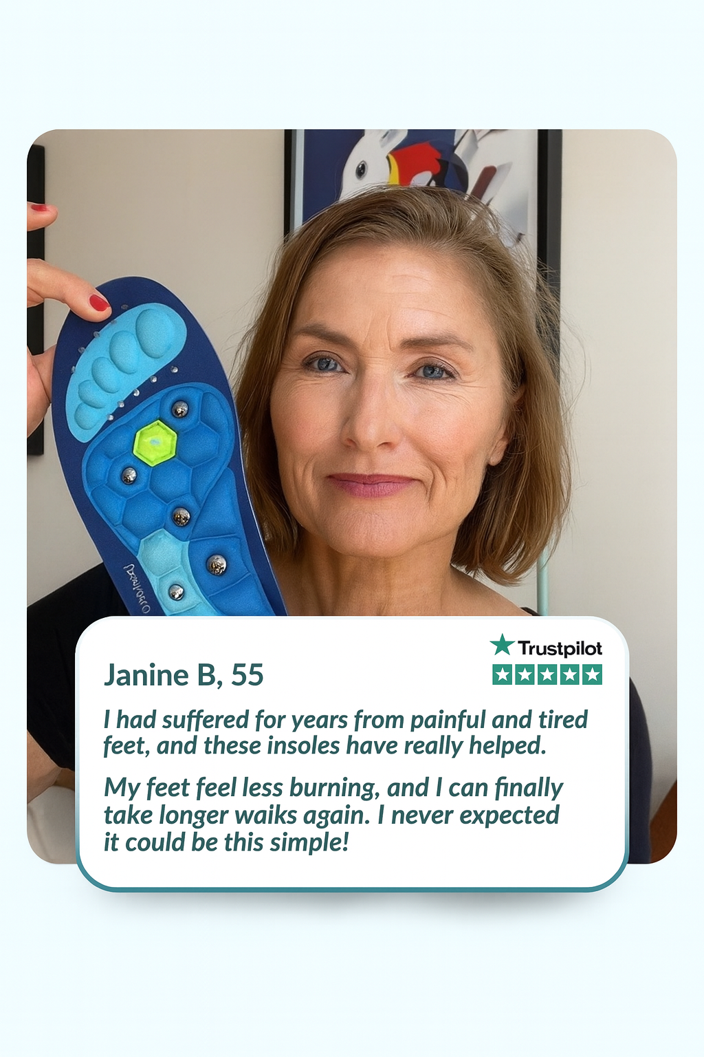 Relvee™ Orthopedic Magnetic Insoles For Pain Relieve